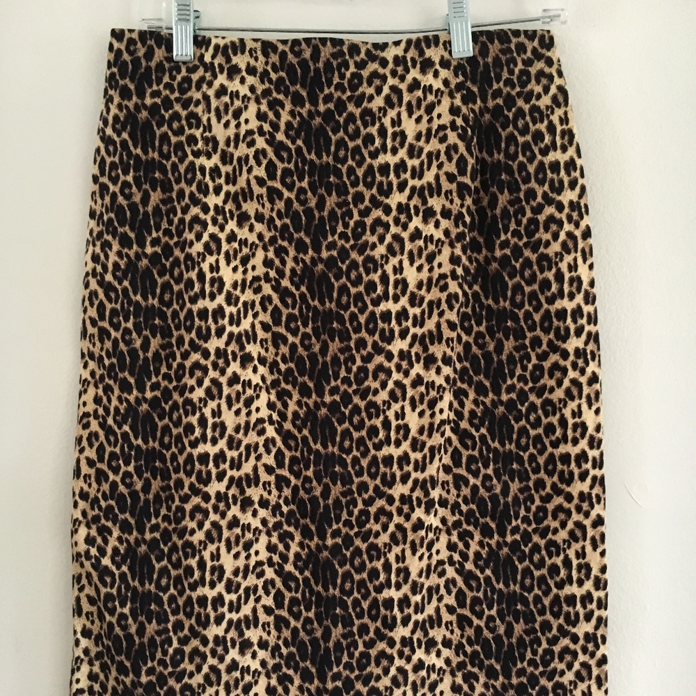 Stretchy Cheetah Skirt